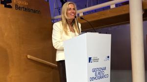 La consejera Rocío Albert durante la jornada 