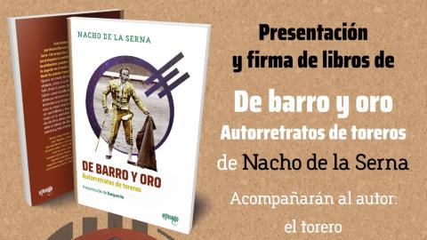 Invitación a la presentación del libro de Barro y Oro el 9 de mayo de 2026