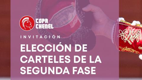 Invitación a la elección de carteles de la segunda fase de la copa chenel