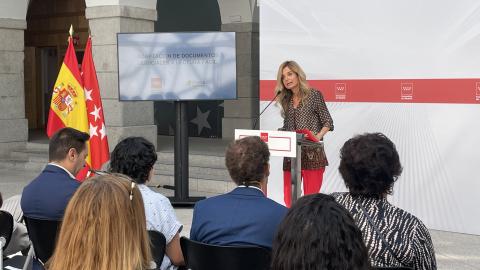 La Comunidad de Madrid incorpora documentos jurídicos de las secciones de Familia, Infancia y Capacidad a su programa de Lectura Fácil La viceconsejera Martín en la presentación de nueve textos adaptados