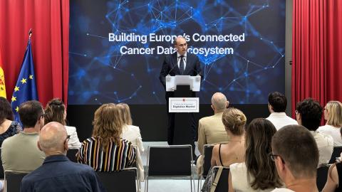 El consejero López-Valverde en la presentación del proyecto europeo IDEA4RC