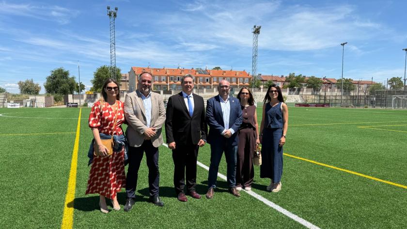 La Comunidad de Madrid mejora las infraestructuras de Valdetorres de Jarama con una inversión de más de 800.000 euros El viceconsejero Sánchez en Valdetorres de Jarama