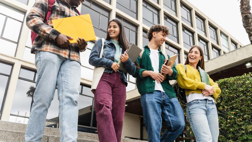 Alumnos en una universidad