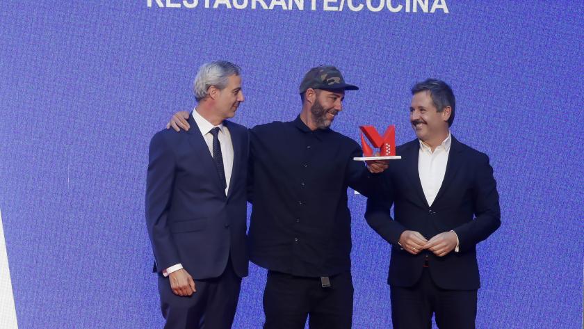El consejero De Paco Serrano en los Premios de la Academia Madrileña de Gastronomía