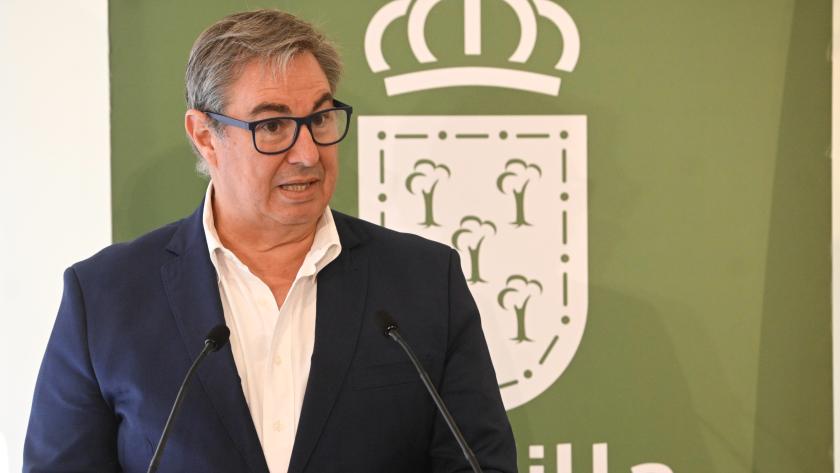 El viceconsejero José Antonio Sánchez durante la jornada Gestión de Residuos urbanos en la Comunidad de Madrid
