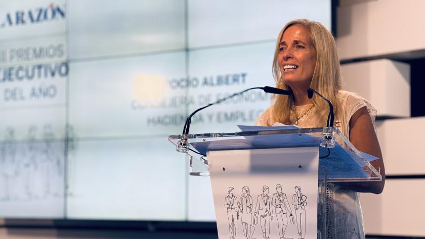 La Comunidad de Madrid lidera el empleo de alta tecnología en España con más de 270.000 profesionales La consejera Albert en los III Premios Ejecutivo del Año