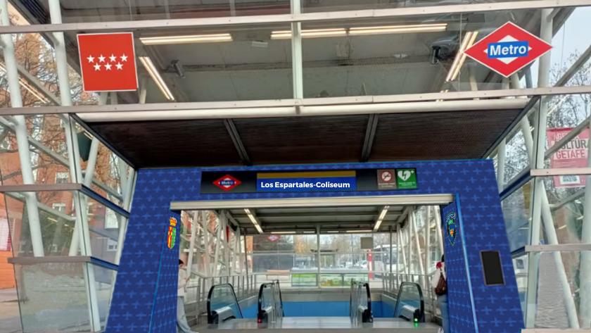 Boca de Metro de Los Espartales 