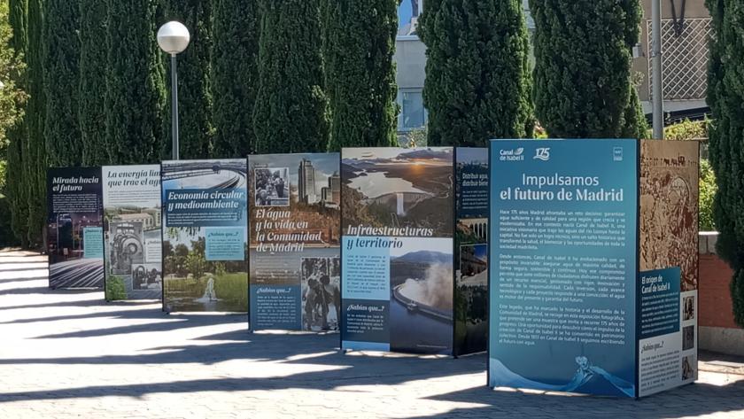 La Comunidad de Madrid presenta dos exposiciones fotográficas sobre los 175 años de historia de Canal de Isabel II Exposición Impulsamos el futuro de Madrid