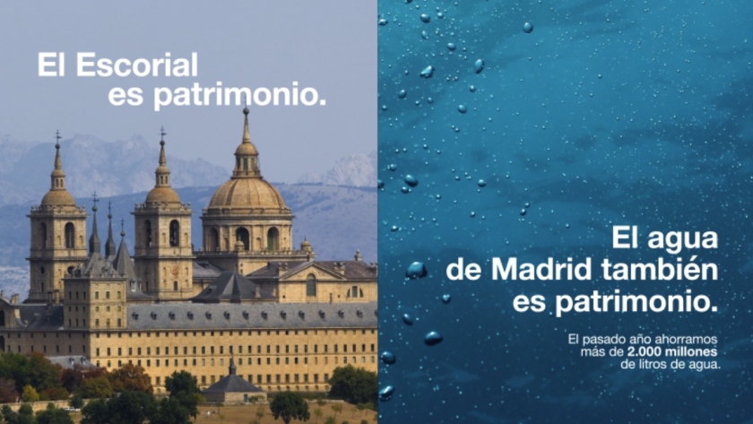 La Comunidad de Madrid lanza una campaña informativa para apelar al consumo responsable del agua y reivindicar su valor patrimonial Campaña de Canal de Isabel II