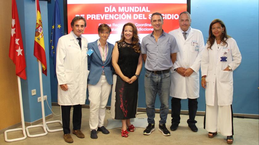 La consejera de Sanidad en el Hospital público Clínico San Carlos