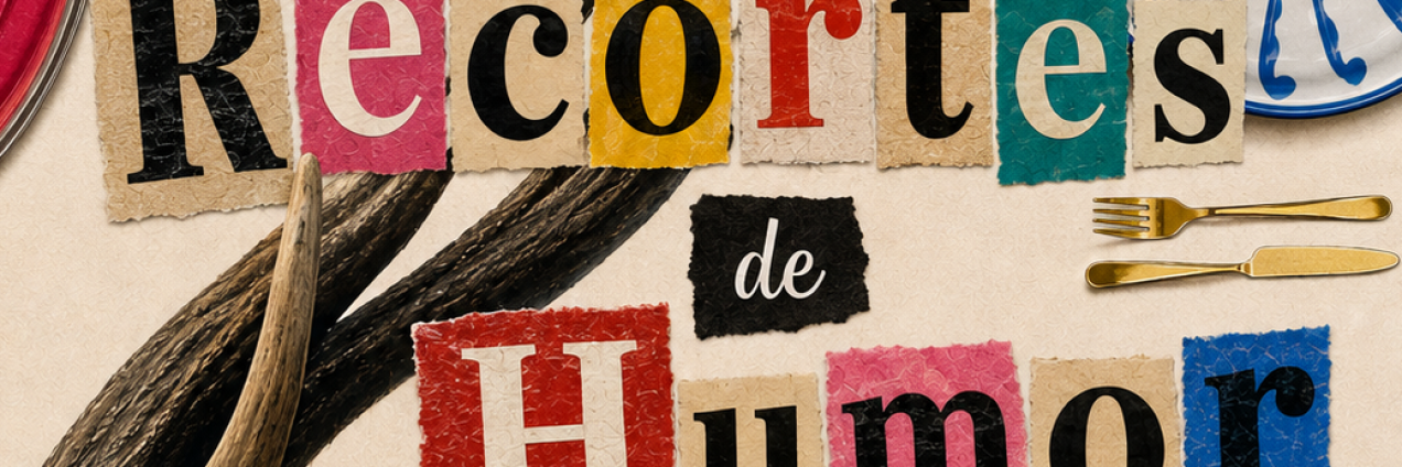 Collage analógico hecho recortes de revistas