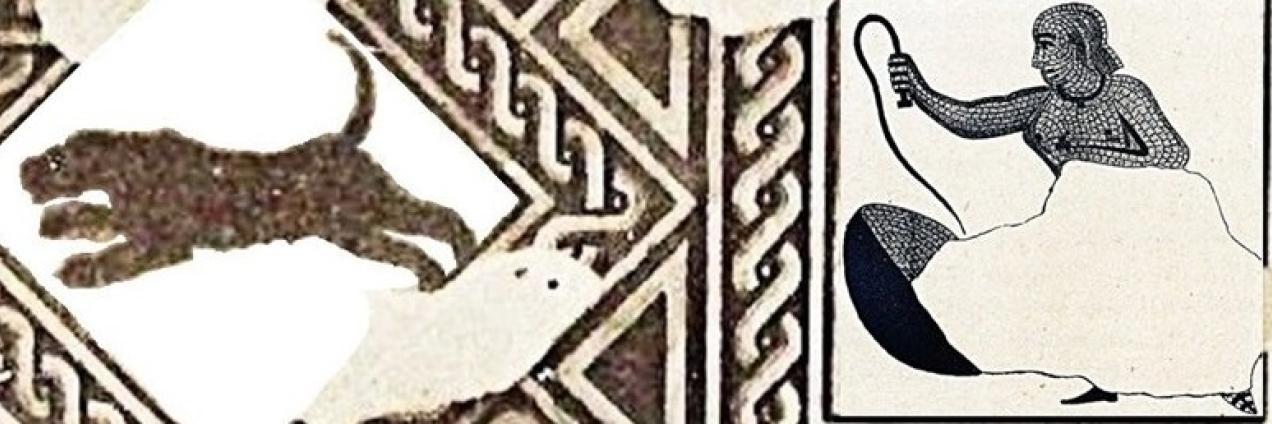 Fragmento del mosaico de Reims