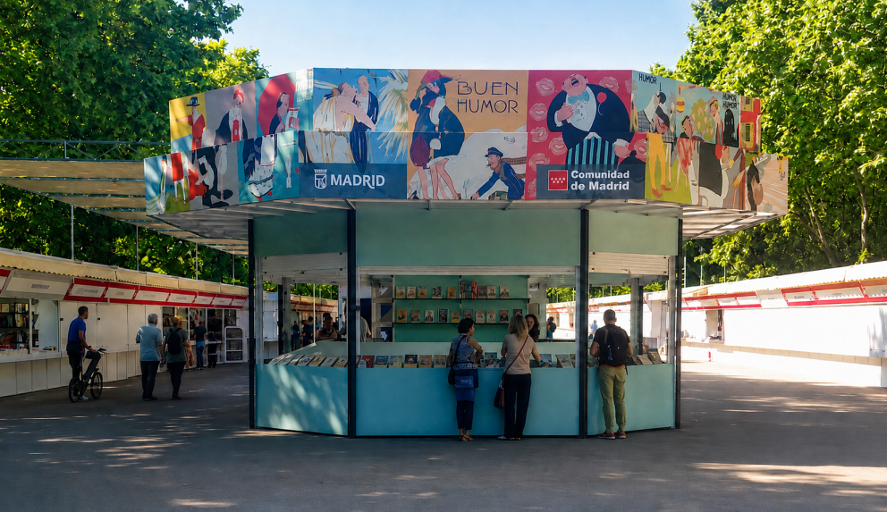 Estand de la Comunidad de Madrid en la Feria del Libro 2026