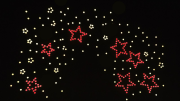 Imagen de estrellas creada con drones  