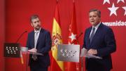 Los consejeros en rueda de prensa
