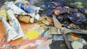 Foto material pintura
