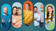 Personas sonrientes