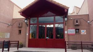 entrada del Albergue Juvenil de Rascafría