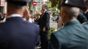 García Martín asiste a la conmemoración del 40º aniversario del atentado de la banda terrorista ETA el 25 de abril de 1986 en la calle Juan Bravo de la capital El consejero Miguel Ángel García Martín en el 40º aniversario del atentado de ETA en la calle Juan Bravo