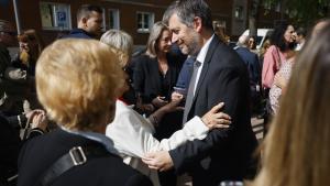 García Martín asiste a la conmemoración del 40º aniversario del atentado de la banda terrorista ETA el 25 de abril de 1986 en la calle Juan Bravo de la capital El consejero Miguel Ángel García Martín en el 40º aniversario del atentado de ETA en la calle Juan Bravo
