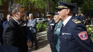 García Martín asiste a la conmemoración del 40º aniversario del atentado de la banda terrorista ETA el 25 de abril de 1986 en la calle Juan Bravo de la capital El consejero Miguel Ángel García Martín en el 40º aniversario del atentado de ETA en la calle Juan Bravo