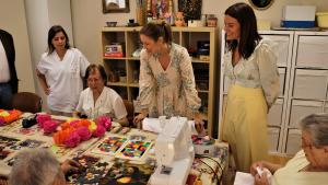 La consejera Dávila en la Residencia y el Centro Social Perpetuo Socorro