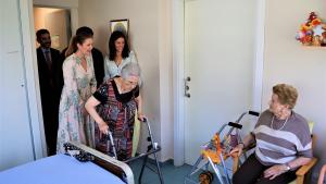 La consejera Dávila en la Residencia y el Centro Social Perpetuo Socorro