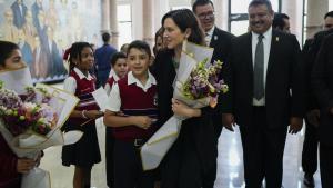 Díaz Ayuso recibe la Medalla de la Libertad de Aguascalientes “en nombre de los ciudadanos de Madrid” que sienten por México un “profundo afecto” La presidenta Isabel Díaz Ayuso en la entrega de la Medalla de la Libertad