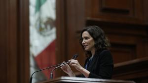 Díaz Ayuso recibe la Medalla de la Libertad de Aguascalientes “en nombre de los ciudadanos de Madrid” que sienten por México un “profundo afecto” La presidenta Isabel Díaz Ayuso en la entrega de la Medalla de la Libertad