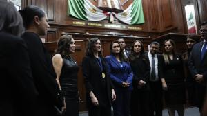 Díaz Ayuso recibe la Medalla de la Libertad de Aguascalientes “en nombre de los ciudadanos de Madrid” que sienten por México un “profundo afecto” La presidenta Isabel Díaz Ayuso en la entrega de la Medalla de la Libertad