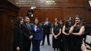 Díaz Ayuso recibe la Medalla de la Libertad de Aguascalientes “en nombre de los ciudadanos de Madrid” que sienten por México un “profundo afecto” La presidenta Isabel Díaz Ayuso en la entrega de la Medalla de la Libertad