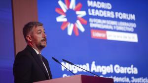 La Comunidad de Madrid inaugura el encuentro de liderazgo empresarial y directivo Madrid Leaders Forum Miguel Ángel García Martín en el Madrid Leaders Forum