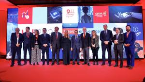 El consejero Miguel López-Valverde durante la mesa de diálogo Madrid Innovation District