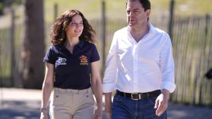 Ayuso y Fernández Mañueco en el camino Schmid