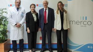 La consejera Fátima Matute durante la entrega de los reconocimientos a hospitales públicos