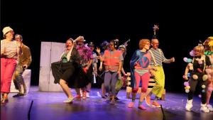 grupo del taller de clown