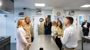 La consejera Matute en la inauguración del Hospital Memorial Publio Cordón