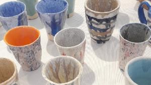 vasos de cerámica