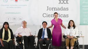 La consejera Dávila en la inauguración de las XXX Jornadas Científicas de ASPAYM