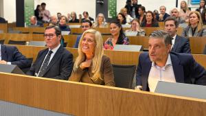 La consejera Rocío Albert durante el foro organizado por la Federación Nacional de Asociaciones de Trabajadores Autónomos