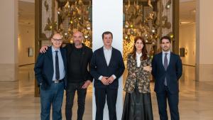 La Comunidad de Madrid conmemora los 1.200 años de la fundación de la ciudad de Murcia con una exposición dedicada al artista Lidó Rico El viceconsejero de Cultura, Turismo y Deporte en la Sala Alacalá 31