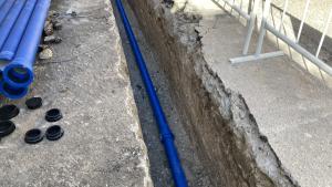 Tuberías de agua potable en Eurovillas