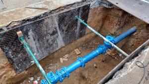 Tuberías de agua potable en Eurovillas