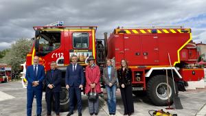 El consejero Novillo en la presentación de la XXI Semana de la Prevención de Incendios