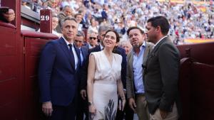 La presidenta Isabel Díaz Ayuso en la Corrida de la Prensa de Las Ventas