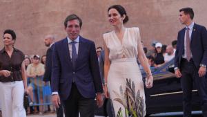 La presidenta Isabel Díaz Ayuso en la Corrida de la Prensa de Las Ventas