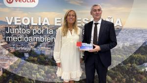 La consejera Rocío Albert en la entrega de los distintivos Madrid Excelente