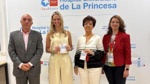 La viceconsejera Laura Gutiérrez durante la inauguración de la Jornada en el Hospital de La Princesa
