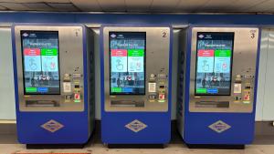 Máquinas de venta de Tarjetas de Transporte en Metro