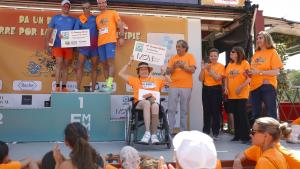 Fátima Matute participa en la entrega de premios de la carrera por la esclerosis múltiple